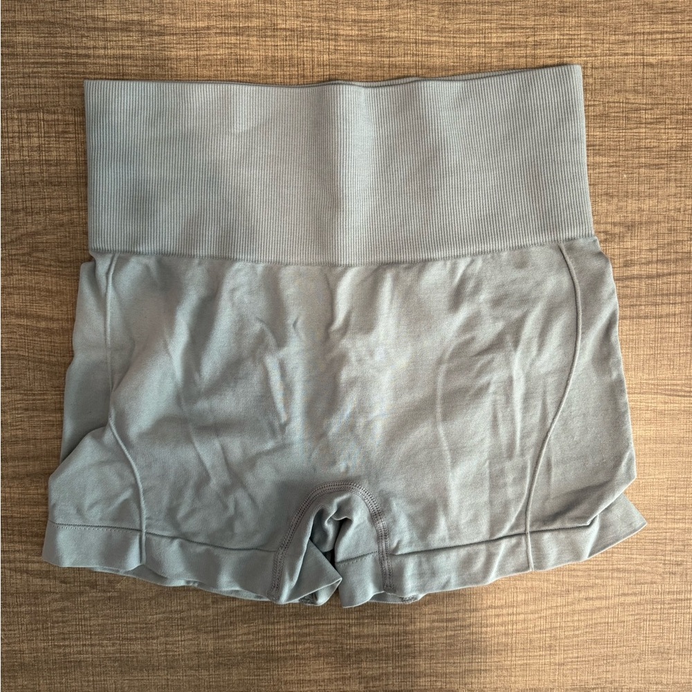 Light Blue Small Biker Shorts